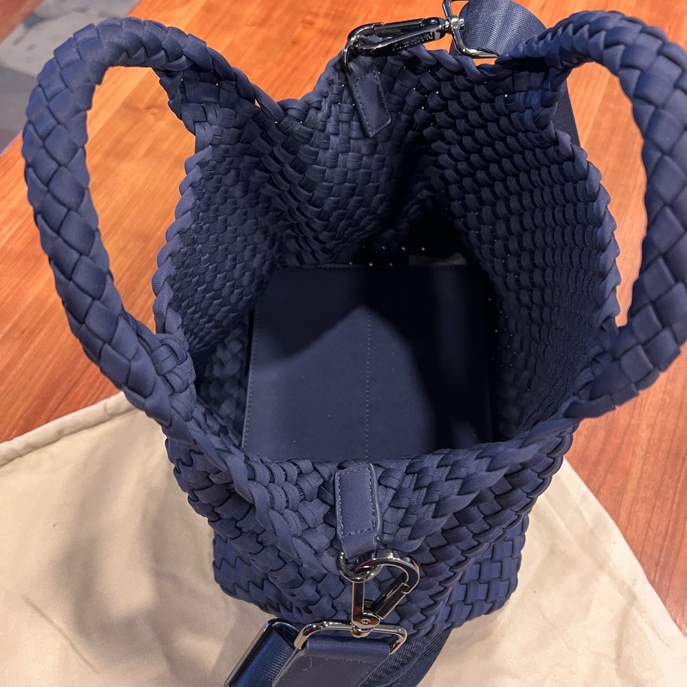 Naghedi Midnight Blue Woven Bag Set, small - Picture 3 of 4